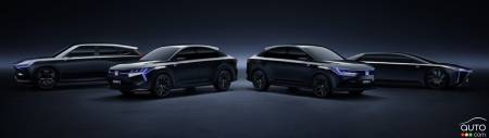 Los cuatro nuevos prototipos de vehículos eléctricos de Honda